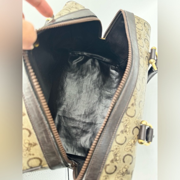 Celine Vintage C Macadam Carriage Boston Handbag EUC - Picture 9 of 16